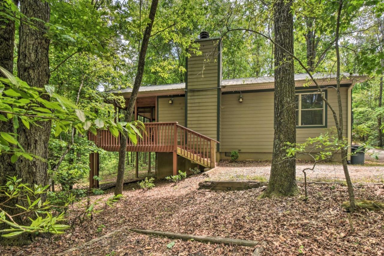 The Honeybee Cabin With Private Porch And Hot Tub Clarkesville Eksteriør bilde